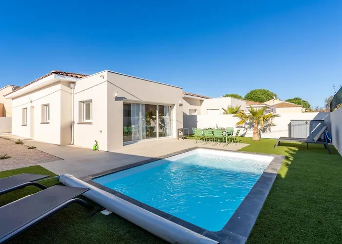 Duo 6br 2 Pools 500 M Sérignan